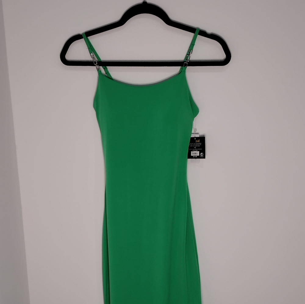 No Boundary Lime green dress